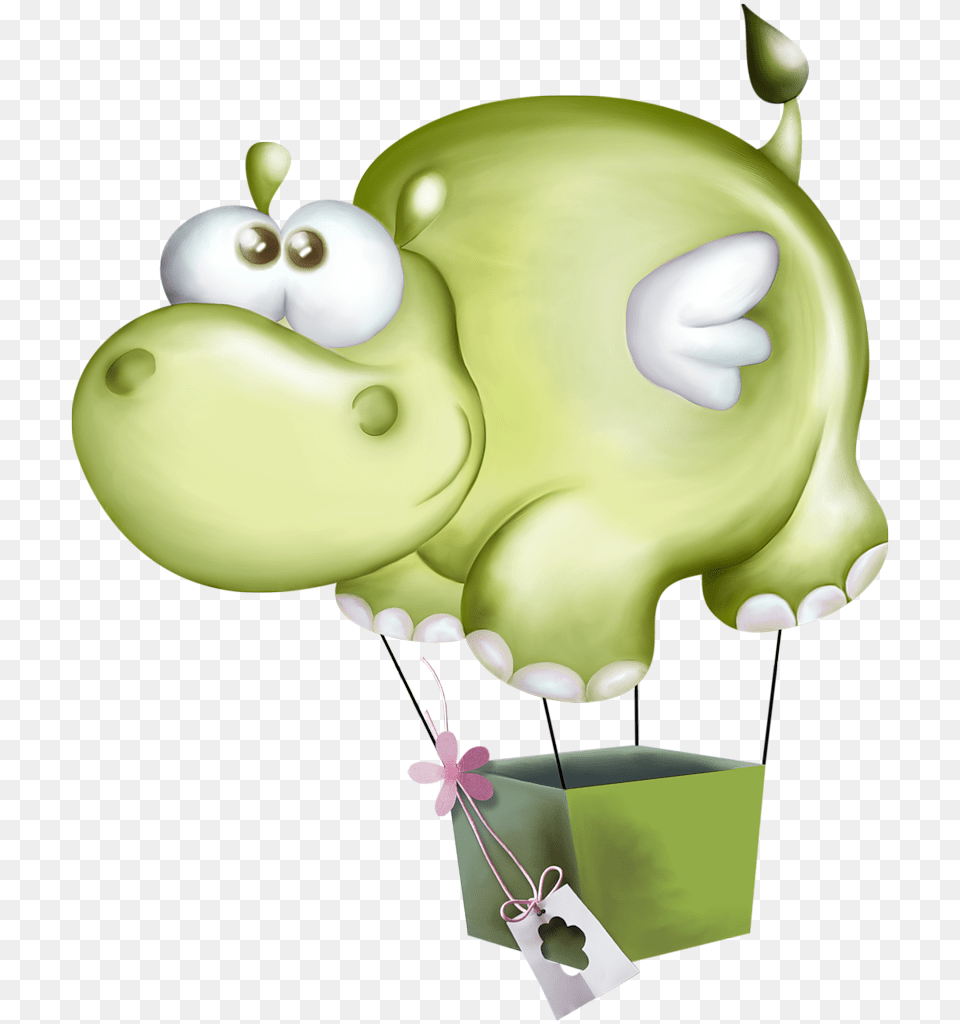 Hippo Hippopotamus Images Jungle Animals Hot Air Hipopotamo Rosado, Green, People, Person, Art Free Transparent Png