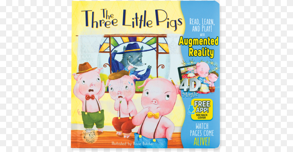 Hippo Magic Three Little Pigs, Advertisement, Poster, Animal, Baby Png