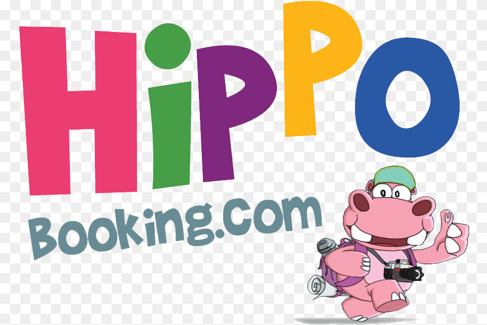 Hippobooking Logo Cartoon, Baby, Person Png Image
