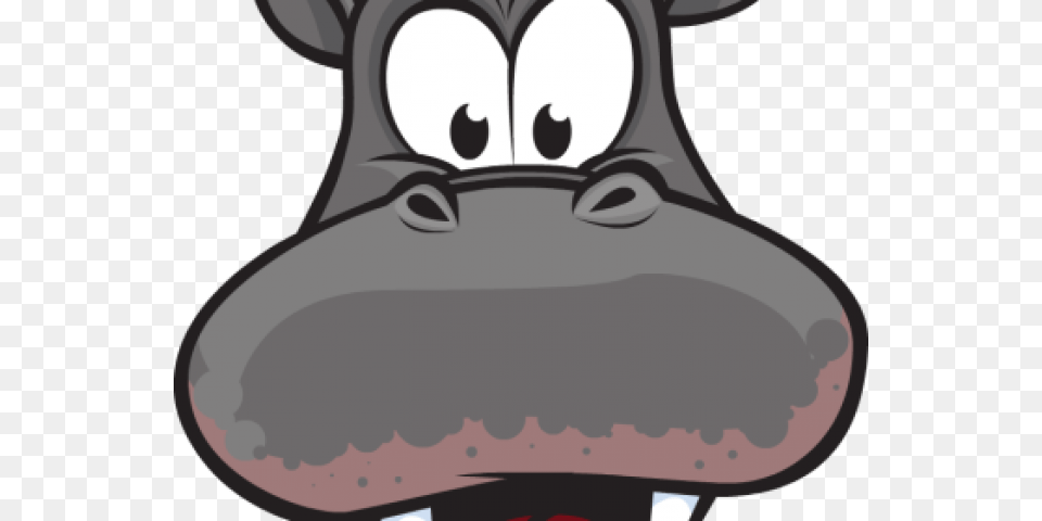 Hippopotamus Clipart Cartoon Zoo Animal Cartoon Hippo Open Mouth, Snout, Body Part, Person Free Transparent Png