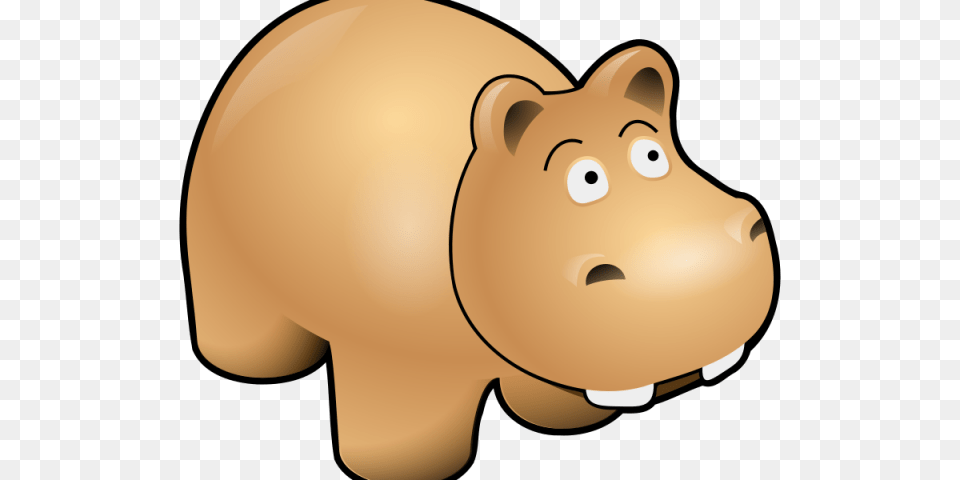 Hippopotamus Clipart Clip Art, Piggy Bank Free Png Download