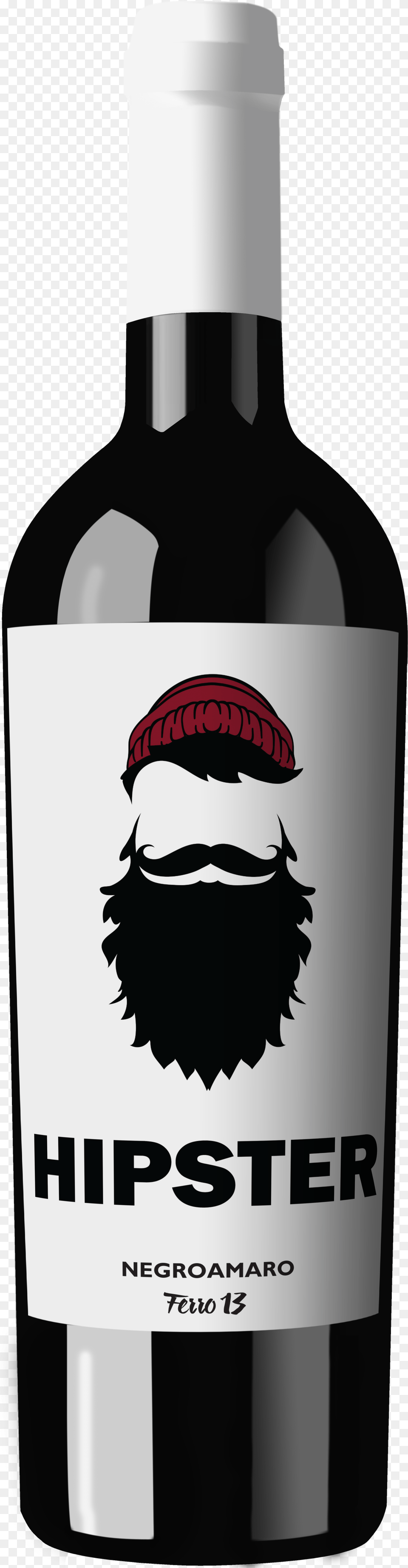 Hipster Beard, Bottle, Alcohol, Beverage, Liquor Free Png