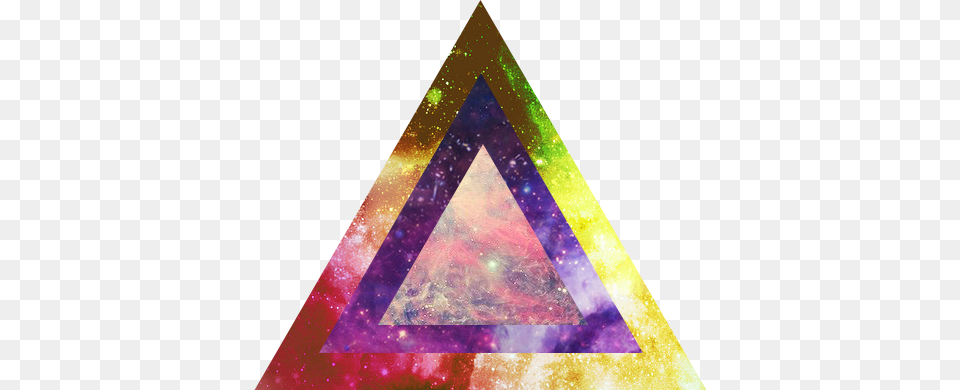 Hipster Galaxy Triangle Free Png