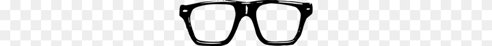 Hipster Glasses Clipart, Gray Free Transparent Png