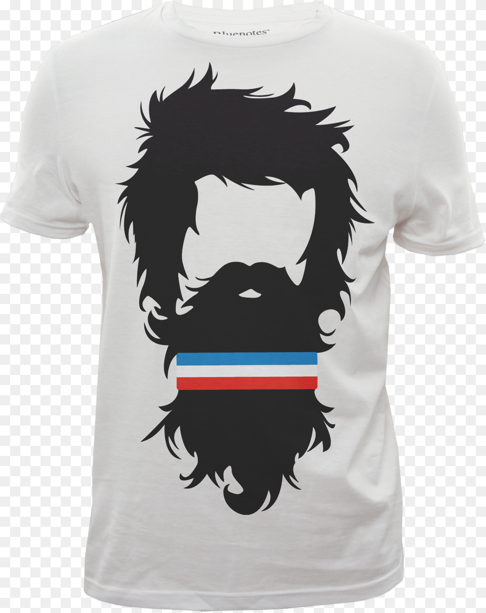 Hipster Graphic Tshirt Beard Cartoon, Clothing, T-shirt, Adult, Male Png Image