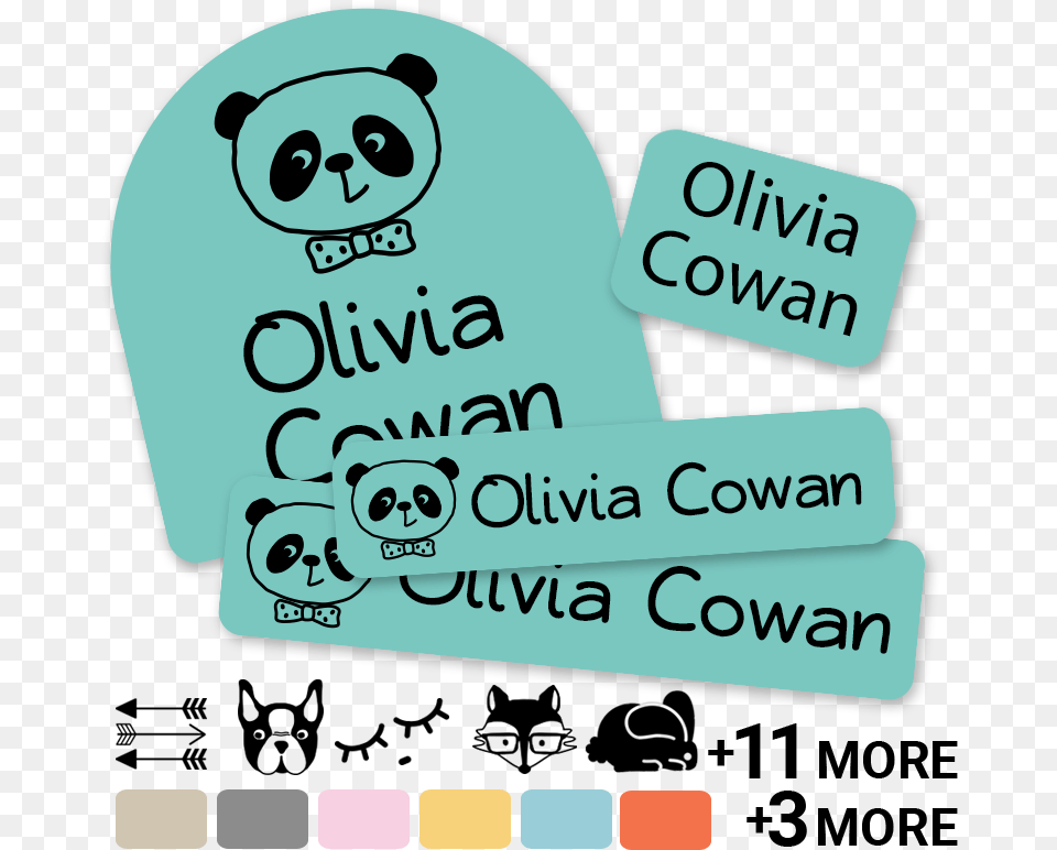 Hipster Labels For Daycare, Text, Animal, Bear, Mammal Free Png