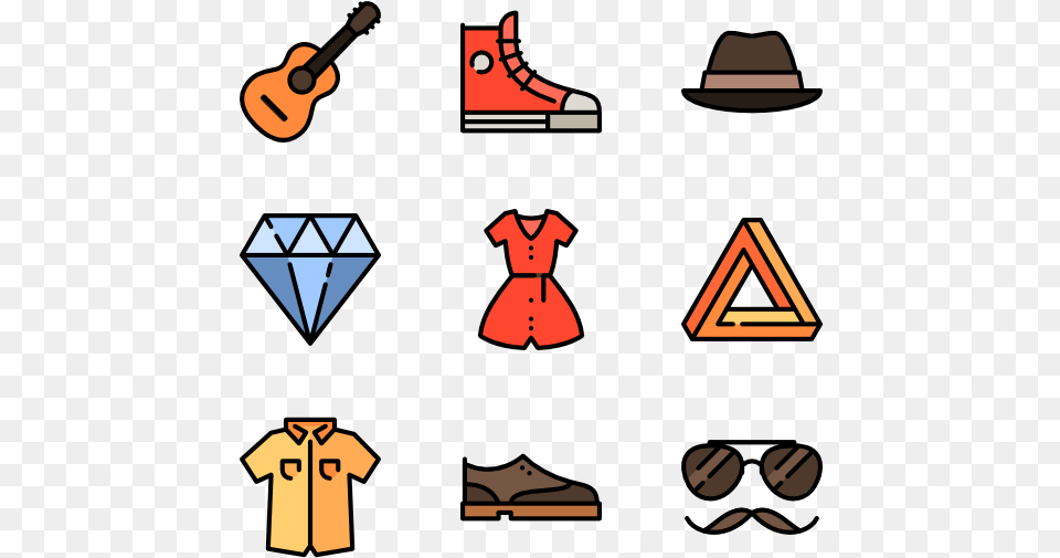 Hipster Style Hipster Icon, Guitar, Musical Instrument, Person Free Transparent Png