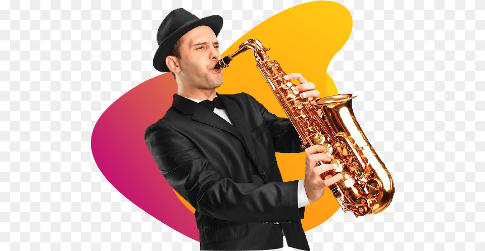 Hire Jazz Singers From 295 Saxophone, Adult, Male, Man, Person Png Image