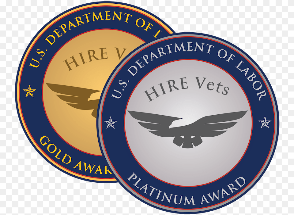 Hire Vets Medallion Program, Badge, Logo, Symbol, Emblem Free Png Download