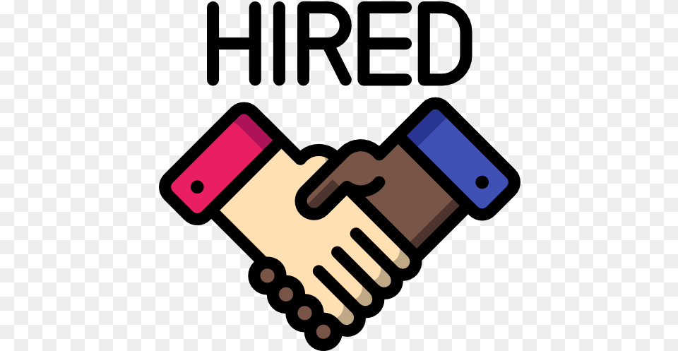Hired Hired Employment, Body Part, Hand, Person, Handshake Free Transparent Png