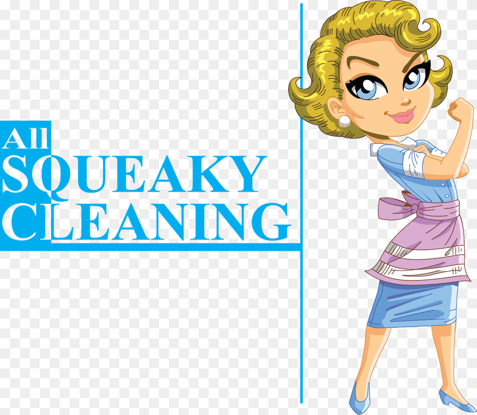 Hiring Squeaky Clean Logo, Book, Comics, Publication, Person Free Transparent Png