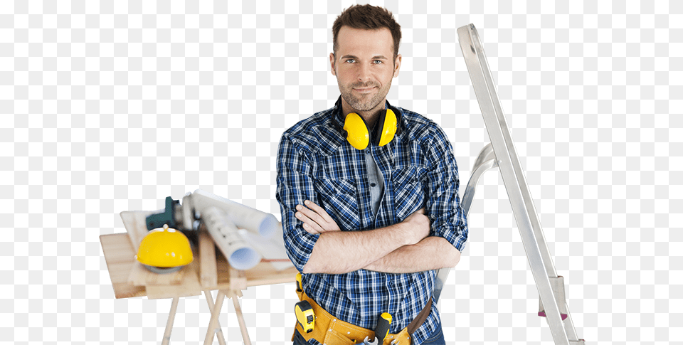 Hiring The Right Contractor Tradie, Helmet, Clothing, Hardhat, Person Png Image