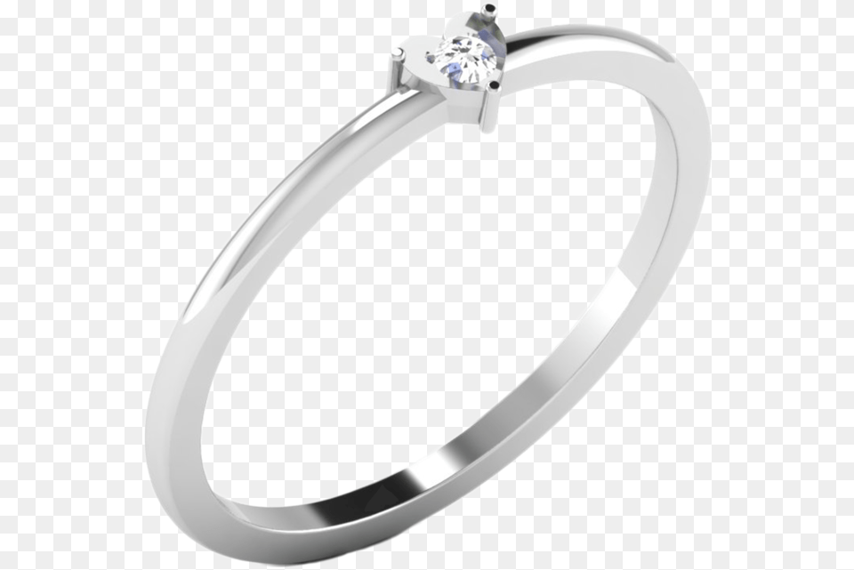 His Amp Her Collection Women 9 Kt Gold Solitaire Diamond Engagement Ring, Accessories, Silver, Platinum, Jewelry Free Png Download