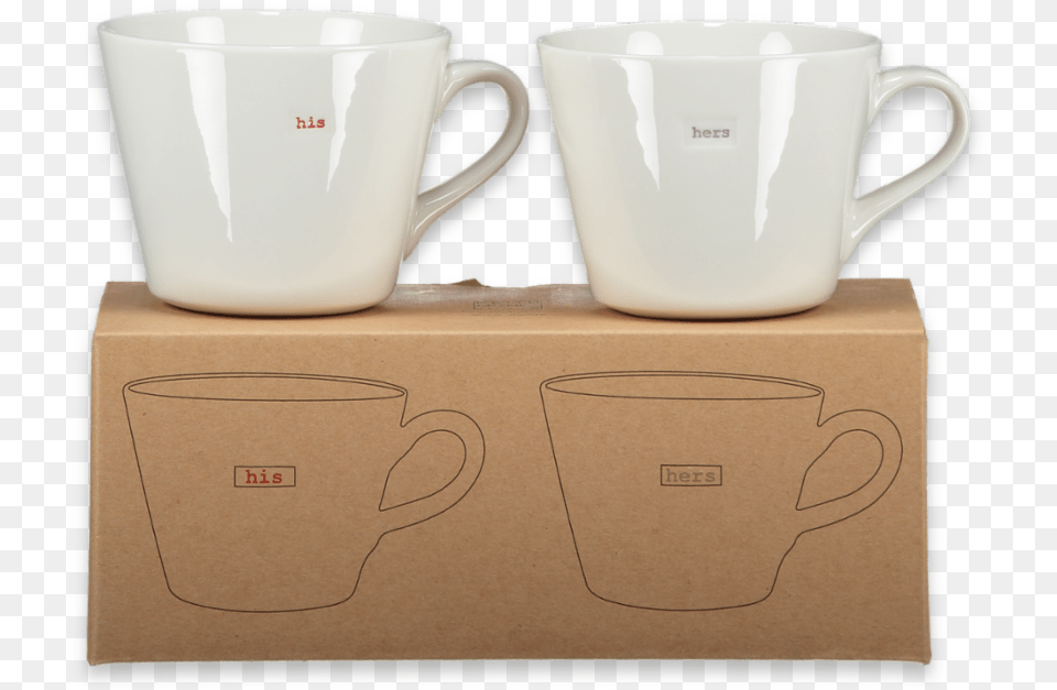 His Amp Hers Mugs, Cup, Beverage, Coffee, Coffee Cup Free Png Download