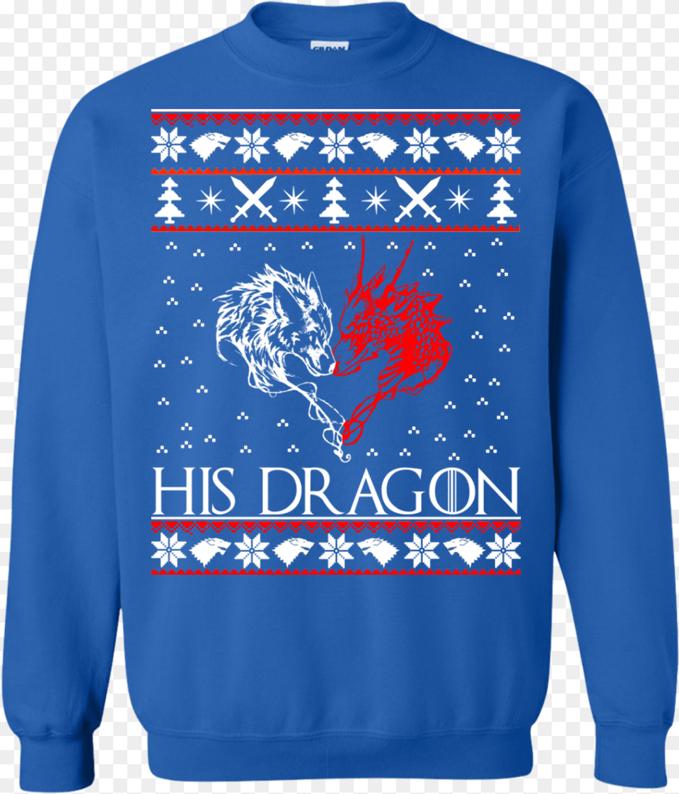 His Dragon Ugly Christmas Sweater Hoodie Yuri On Ice Ugly Christmas Sweater, Sweatshirt, Clothing, Knitwear, Long Sleeve Free Png Download