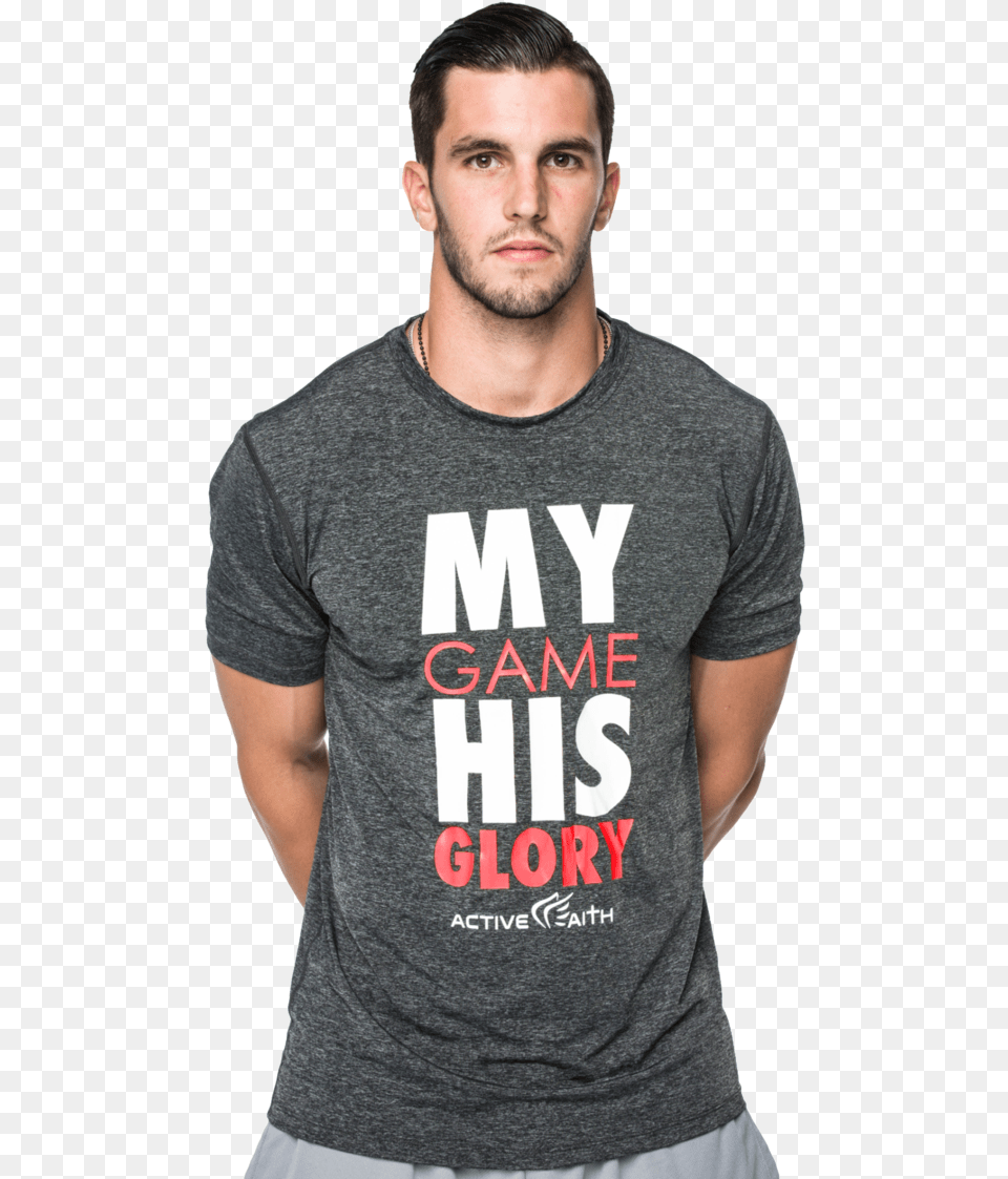 His Glory Easydri Shirt Under Armour Escape Tech T Shirt Til Mnd Lilla, Adult, Clothing, Male, Man Free Transparent Png