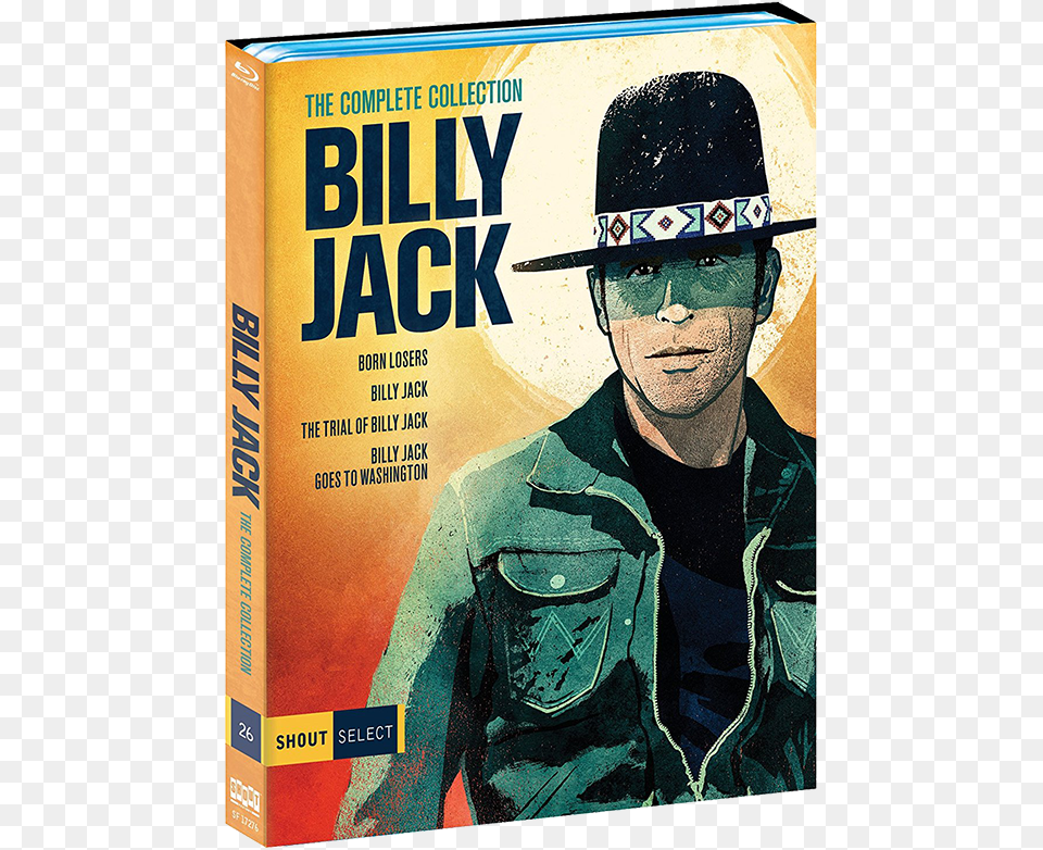 His Unique Promotion Of The Trial Of Billy Jack Complete Billy Jack Collection Blu Ray, Publication, Book, Person, Man Free Png Download