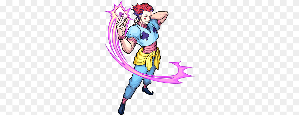 Hisoka Monster Strike Wiki Fandom Powered, Book, Comics, Publication, Purple Png