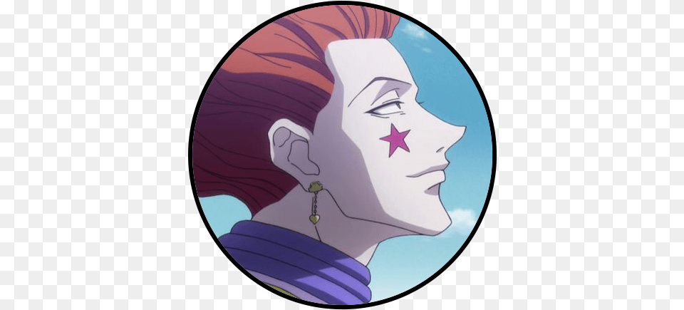 Hisoka Sticker Anime Earring, Photography, Accessories, Jewelry, Person Free Png