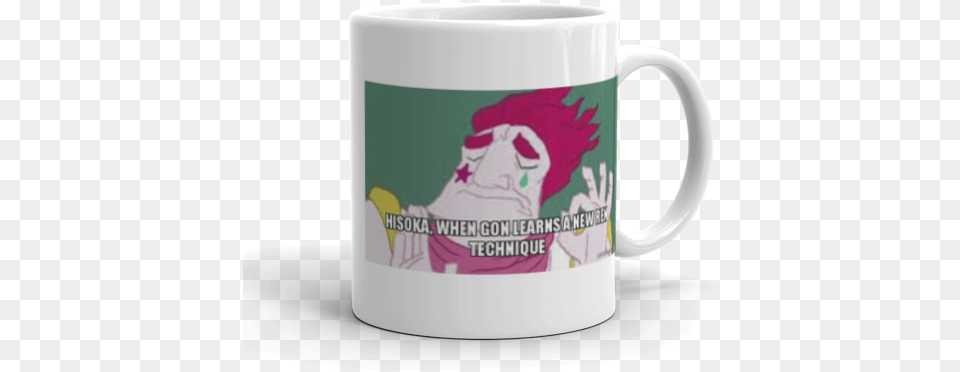 Hisoka When Gon Learns A New Ren Technique Hunter X Mug, Cup, Beverage, Coffee, Coffee Cup Free Transparent Png