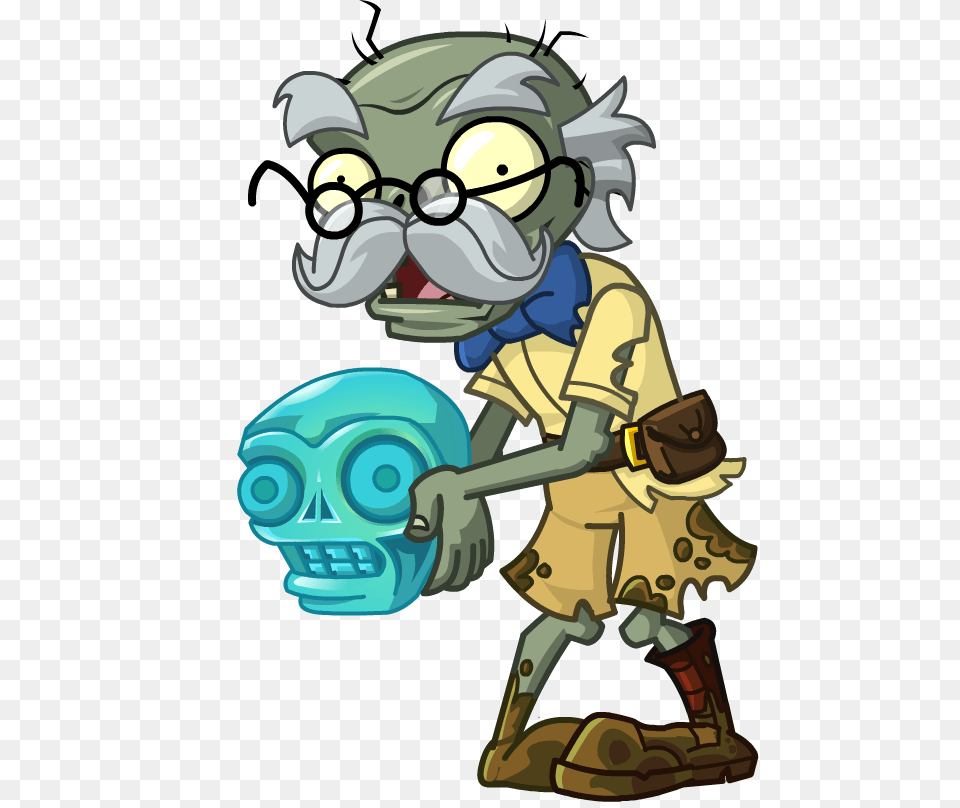 Historian Zombie Zombi In Plants Vs Zombies Plant Zombie, Cleaning, Person, Art, Cartoon Free Png Download