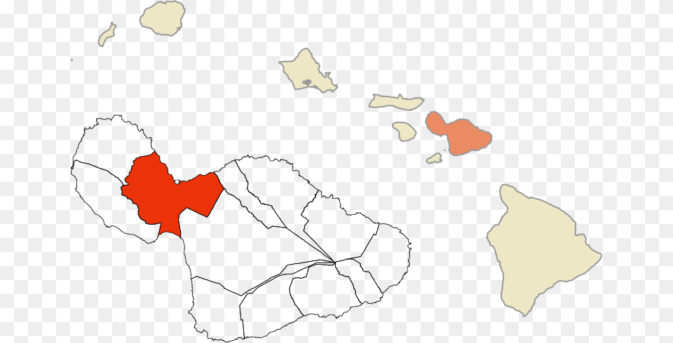 Historic Mokus Of Maui Map Districts Of Maui Map, Leaf, Plant, Animal, Cat Free Png Download