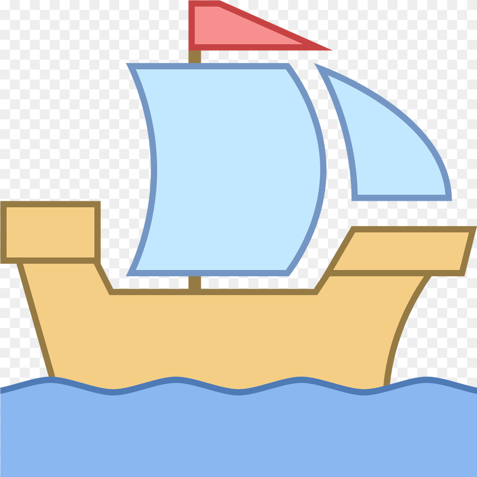 Historic Ship Icon Sailing Ship Free Transparent Png