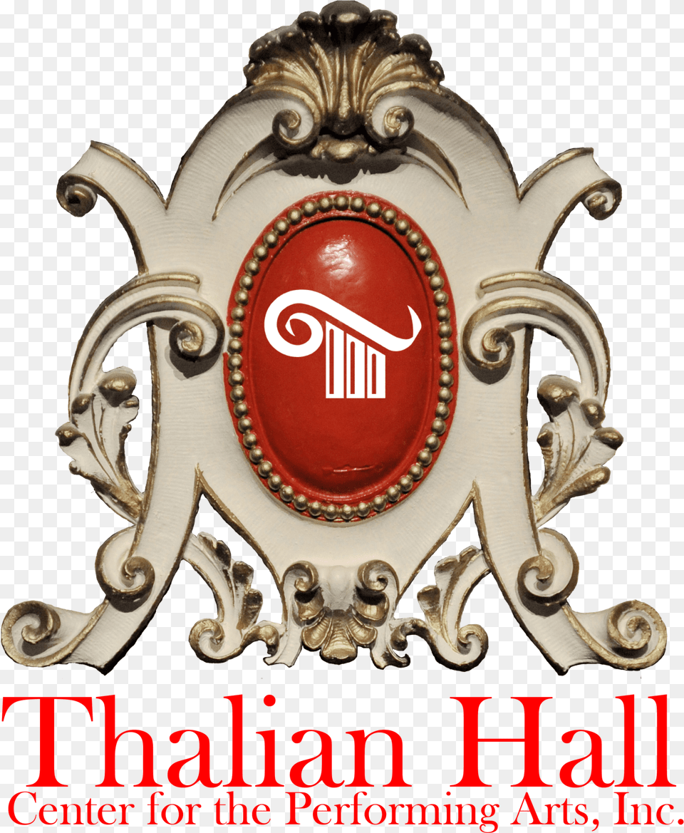 Historic Thalian Hall Center For The Performing Arts Solid, Logo, Symbol, Emblem, Accessories Png