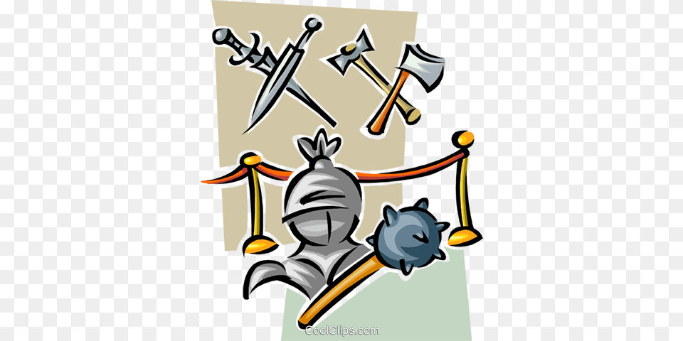Historic Weapons Royalty Vector Clip Art Illustration, Weapon, Blade, Dagger, Knife Free Transparent Png