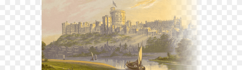 Historical Talks Northants Windsor Castle, Art, Painting, Vehicle, Boat Free Transparent Png