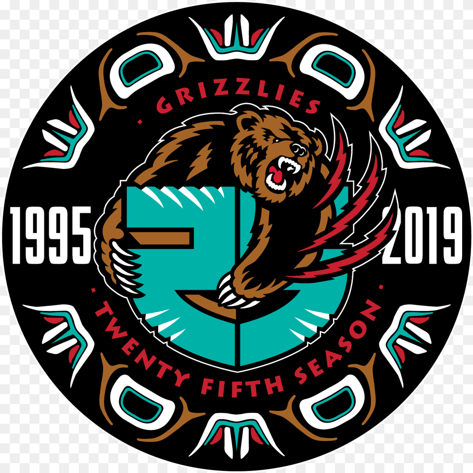 History For The Taking Memphis Grizzlies Memphis Grizzlies Anniversary Logo, Emblem, Symbol Png Image
