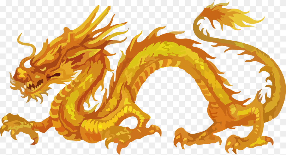 History Of China Chinese Dragon Japanese Dragon Chinese Golden Dragon Free Transparent Png