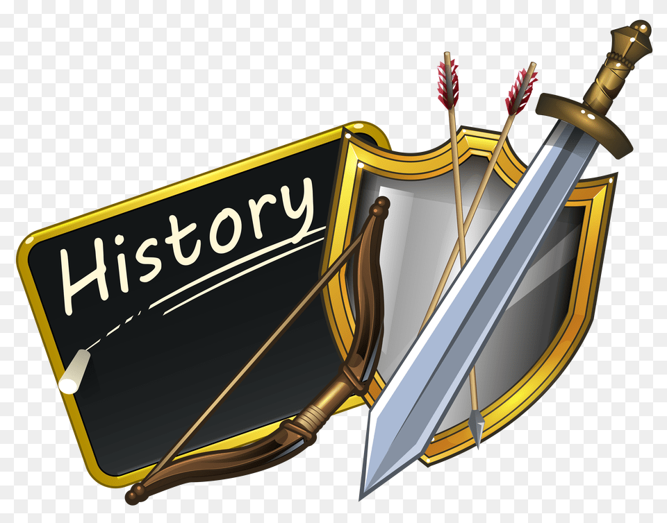 History School Clipart, Sword, Weapon, Armor, Bow Free Png Download