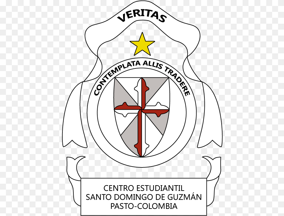 Histrica Colegio Santo Domingo De Guzman Pasto, Symbol, Cross, Logo Free Transparent Png