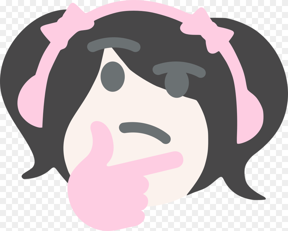 Hit Or Miss Thinking Emoji, Body Part, Finger, Hand, Person Png Image
