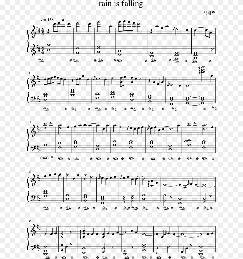 Hit The Road Jack Piano Sheet, Gray Free Png Download