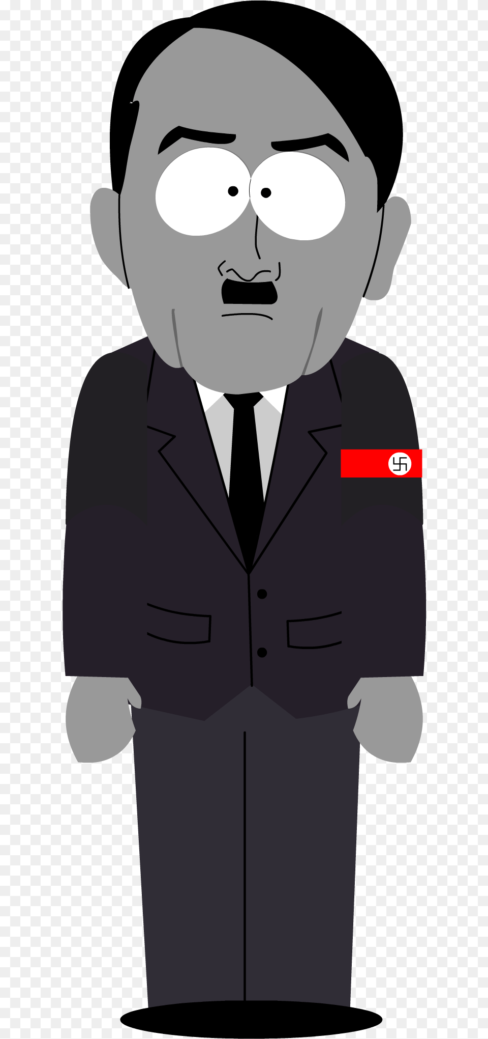Hitler Image Background Cartoon Hitler, Suit, Clothing, Formal Wear, Accessories Free Transparent Png