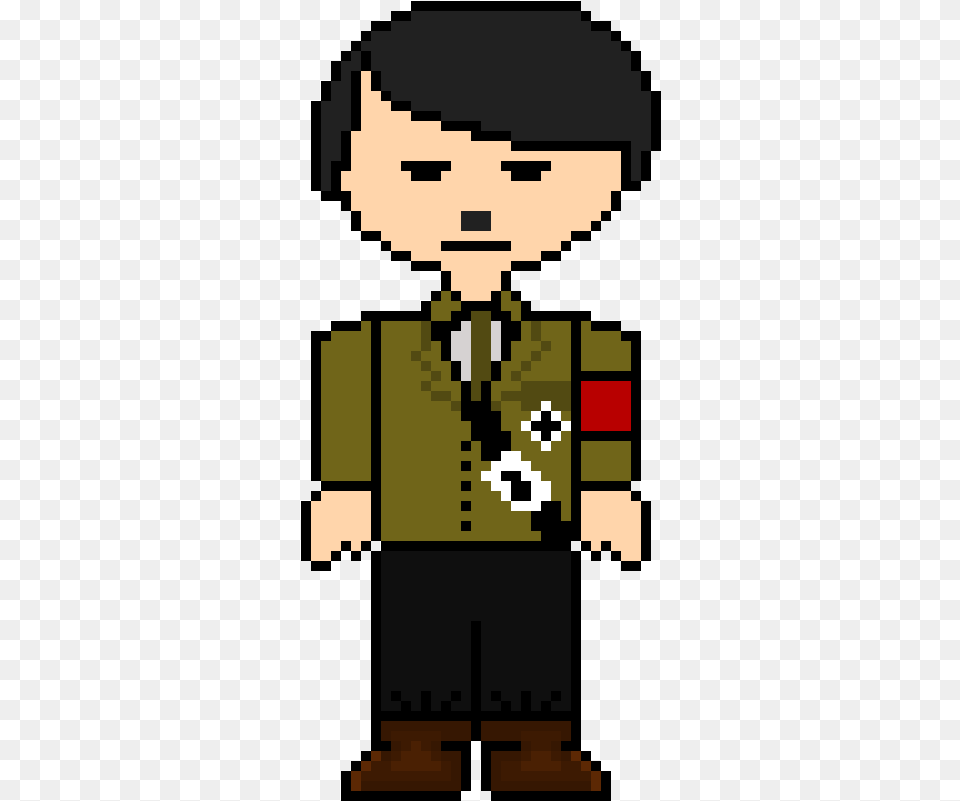 Hitler Pixelart, Accessories, Formal Wear, Tie Free Png