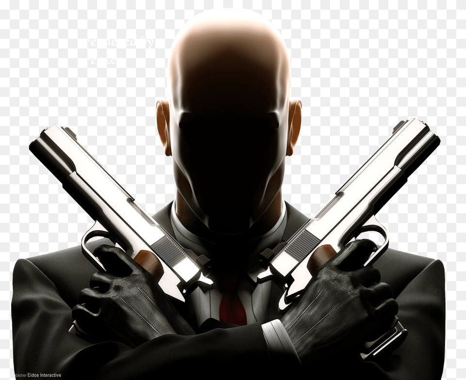 Hitman, Firearm, Gun, Handgun, Weapon Png Image