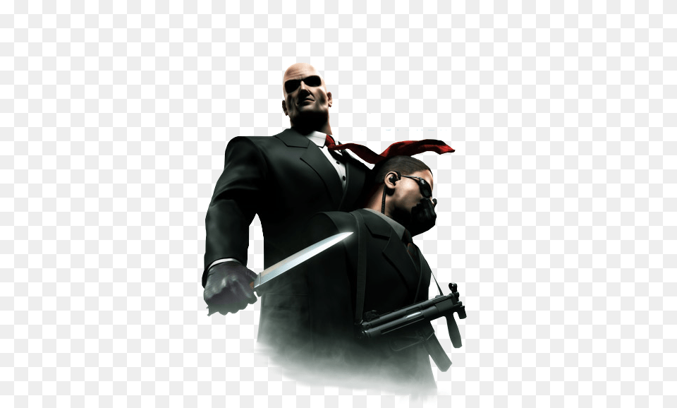 Hitman, Sword, Weapon, Adult, Male Png Image