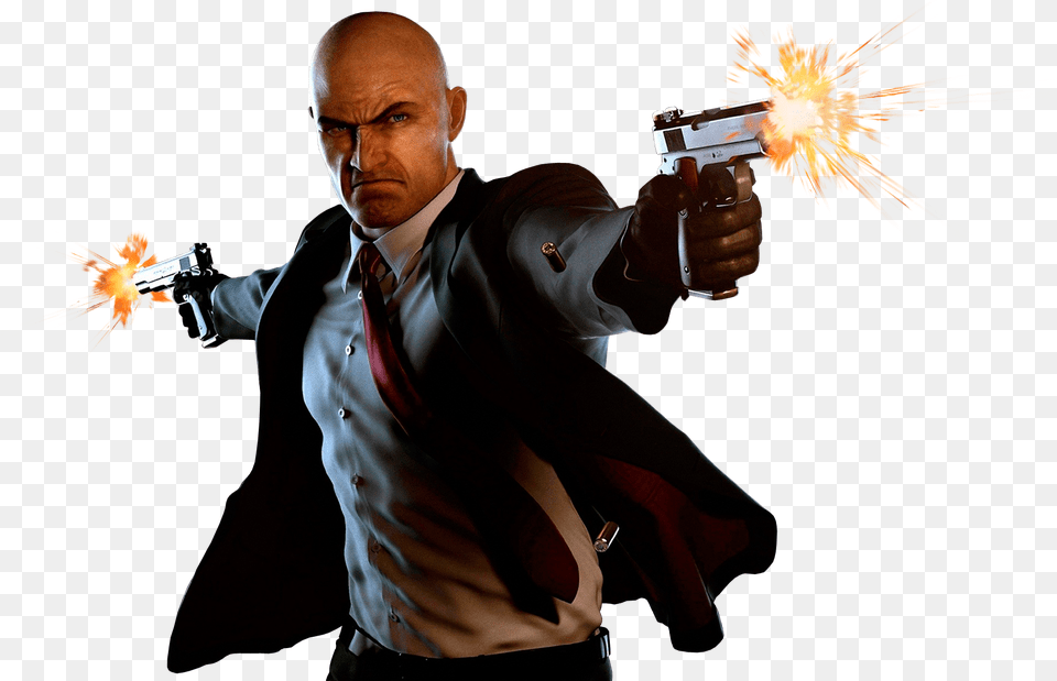 Hitman, Weapon, Firearm, Gun, Handgun Free Png