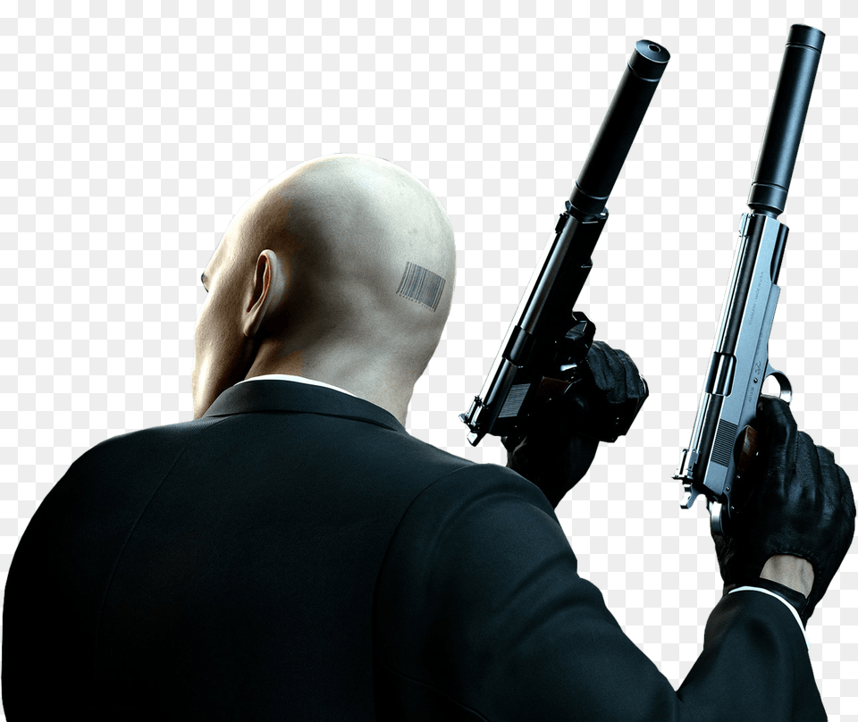 Hitman Back, Firearm, Gun, Handgun, Weapon Png Image