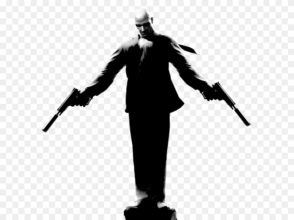 Hitman Images Download, Weapon, Silhouette, Firearm, Person Free Transparent Png