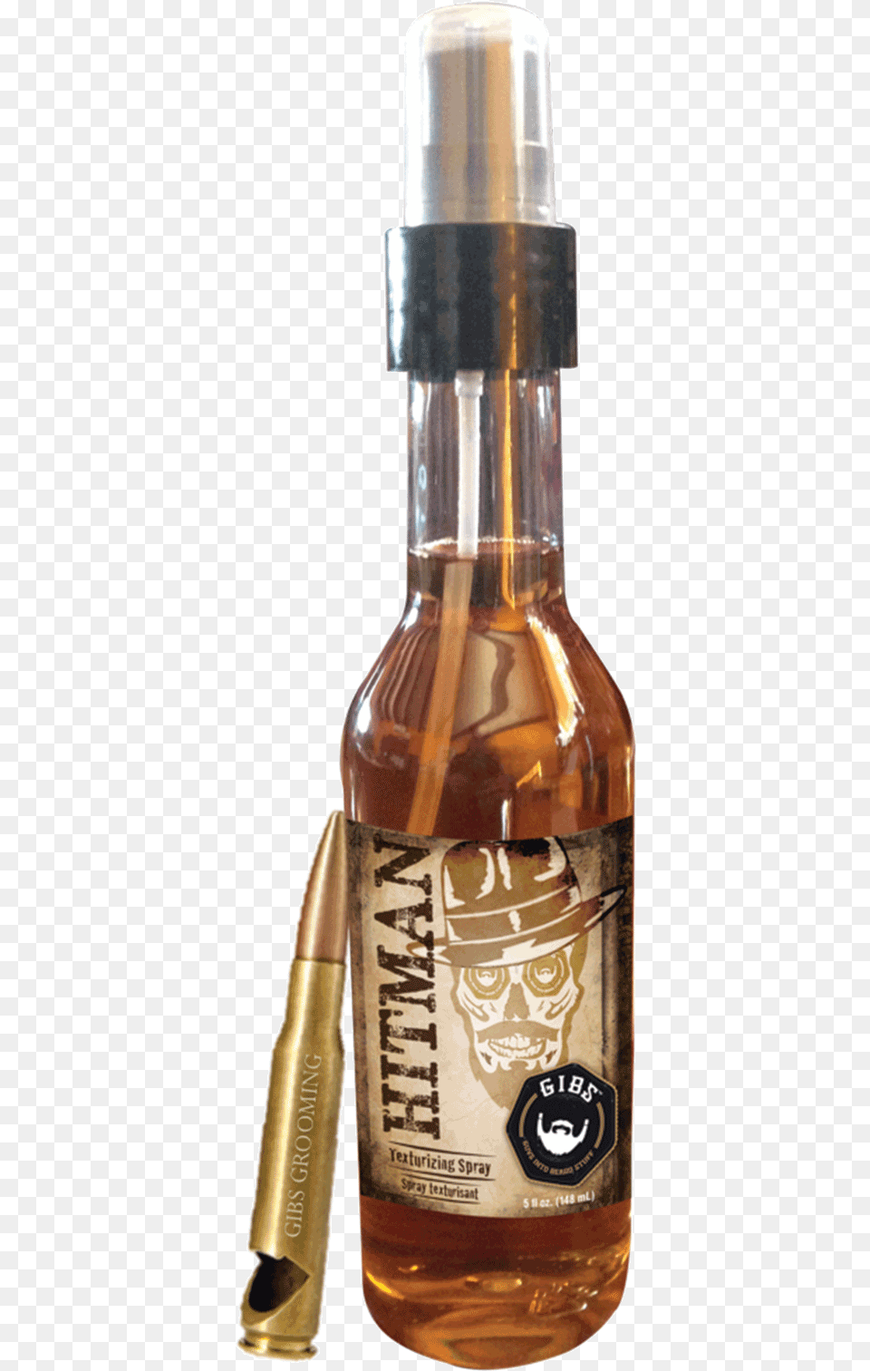 Hitman Texturizing Spray Liqueur Coffee, Alcohol, Beer, Beverage, Bottle Free Png Download