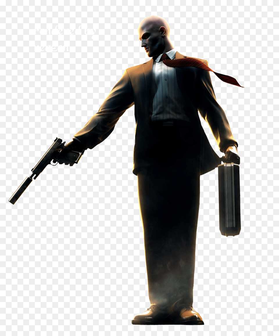 Hitman Transparent, Weapon, Handgun, Gun, Firearm Png