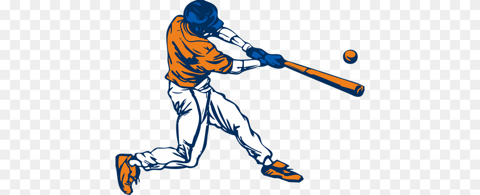 Hitting A Baseball Clipart Clip Art, Team Sport, Team, Sport, Person Png Image