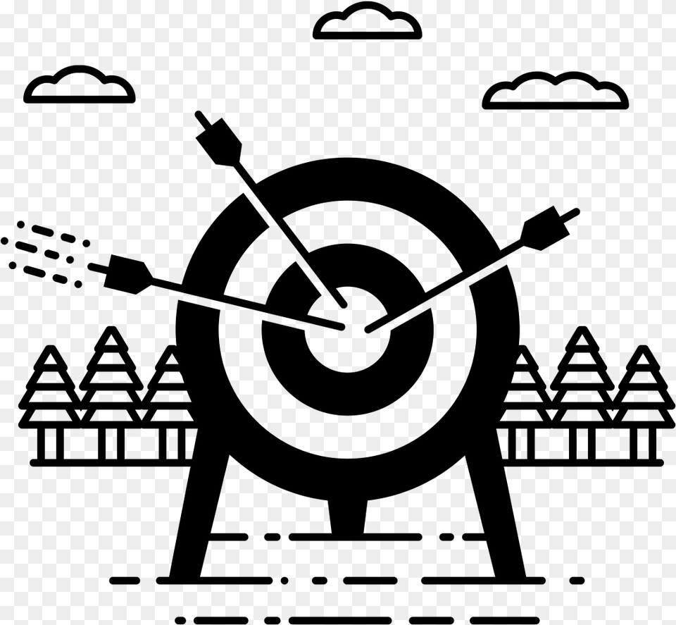 Hitting The Target, Gray Free Transparent Png