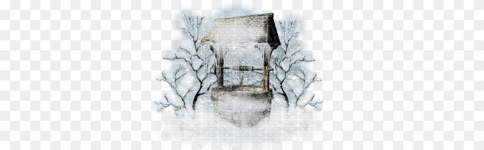 Hiver Paysage Winter Landscape Winter, Architecture, Shelter, Shack, Rural Free Png Download