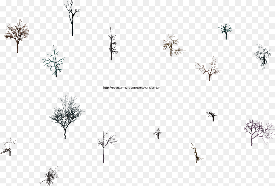 Hjm Dead Trees Rootless 1 Alpha Line Art, Nature, Outdoors, Snow, Night Free Png