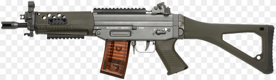 Hk 416 M Lok, Firearm, Gun, Rifle, Weapon Png Image